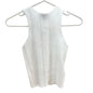 Missguided Tank Top Women's S White Ribbed 17 inch Long NWT