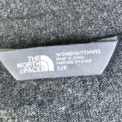 The North Face Charcoal Gray Cowl Neck Top Women Small High Low Hem EUC