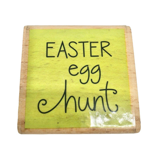 Easter 2 piece Stamp Bundle Egg Hunt Sunday Script