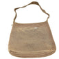 The Sak Tan Crochet Purse Bag with Zip Closure Interior Pocket
