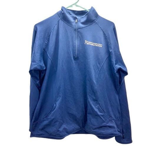 Sport-Tek Jacket XL Navy 1/4 Zip Pullover FMH Rehabilitation