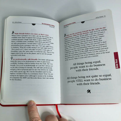 Jeffrey Gitomer's Little Red Book of Selling Hardcover Book Sales Greatness