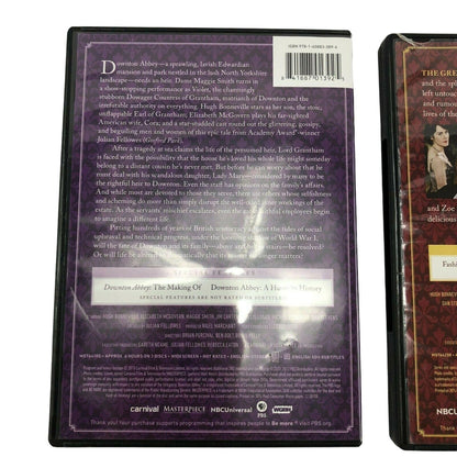 Downton Abbey Seasons 1 and 2 DVD Sets Classic Crawley Romance Scandal