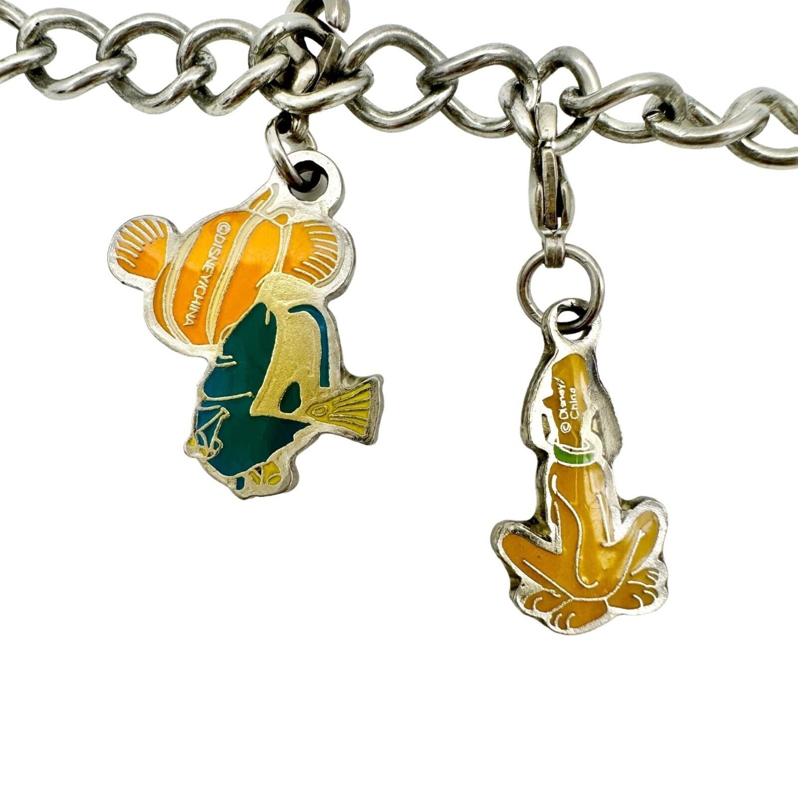 Charm Bracelet, Disney Original Tinkerbell, Mickey Mouse, the Magic Kingdom  Castle, Cinderella, Pluto, the Pumpkin Carriage, and More - Etsy