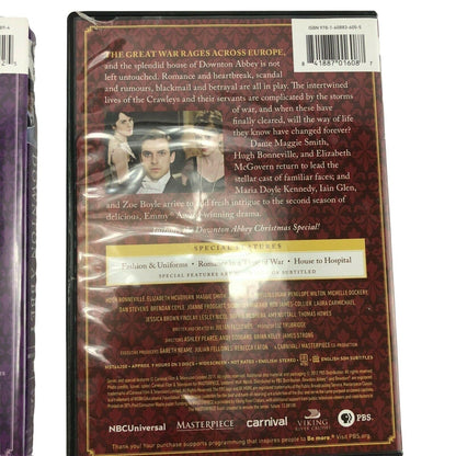 Downton Abbey Seasons 1 and 2 DVD Sets Classic Crawley Romance Scandal