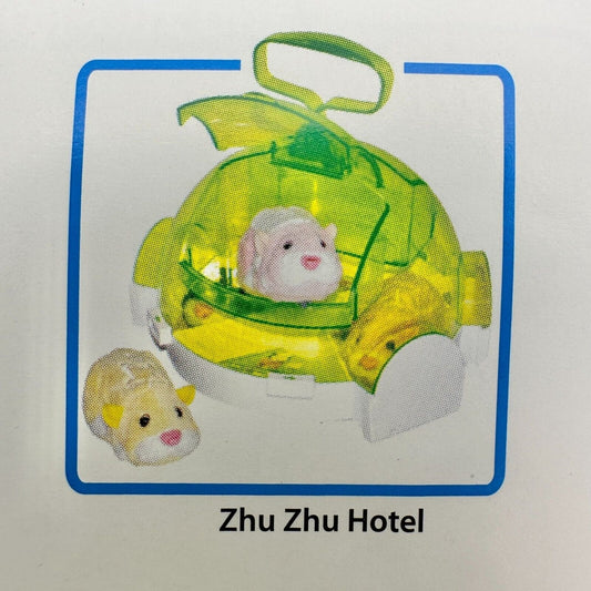 ZhuZhu Pets Carry Case Hotel Green