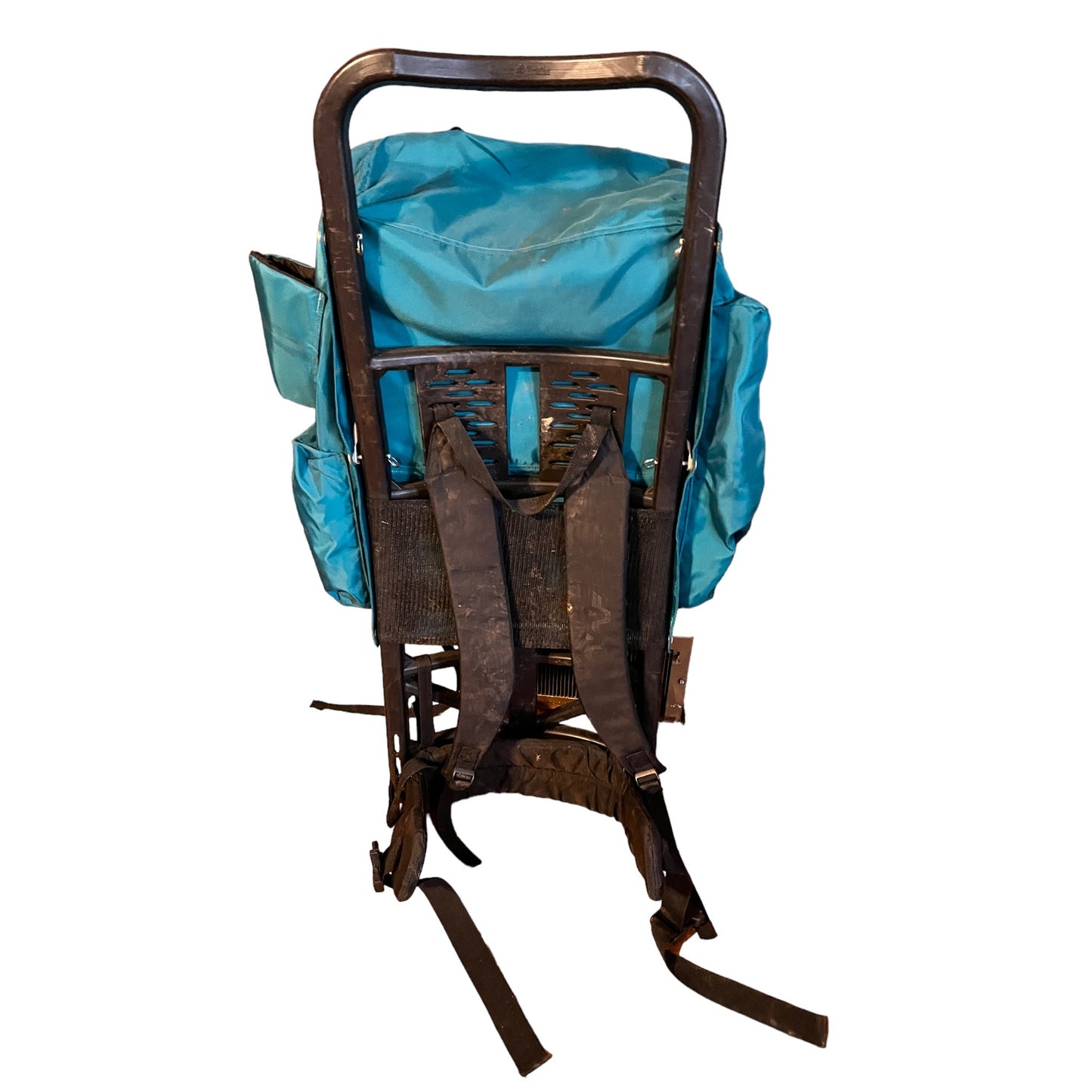 Camp Trails Explorer External Frame Backpack Hiking Camping Blue Teal