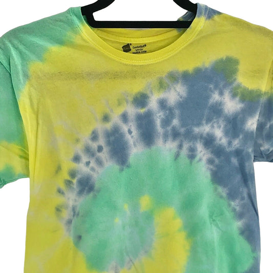 Hanes ComfortSoft Small Tie Dyed Tee Shirt Crew Unique Short Sleeve NEW