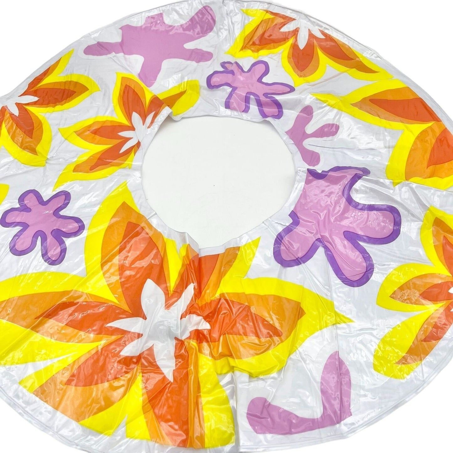 Set of 3 Inflatables Duck Inner Tube Flower Inner Tube Bongo Drum Summer Props