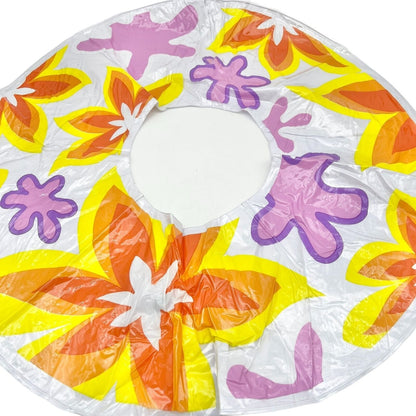 Set of 3 Inflatables Duck Inner Tube Flower Inner Tube Bongo Drum Summer Props