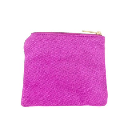 Arbonne Set of 3 Sizes Canvas Bags Pink Purple Green Zip Closure NEW