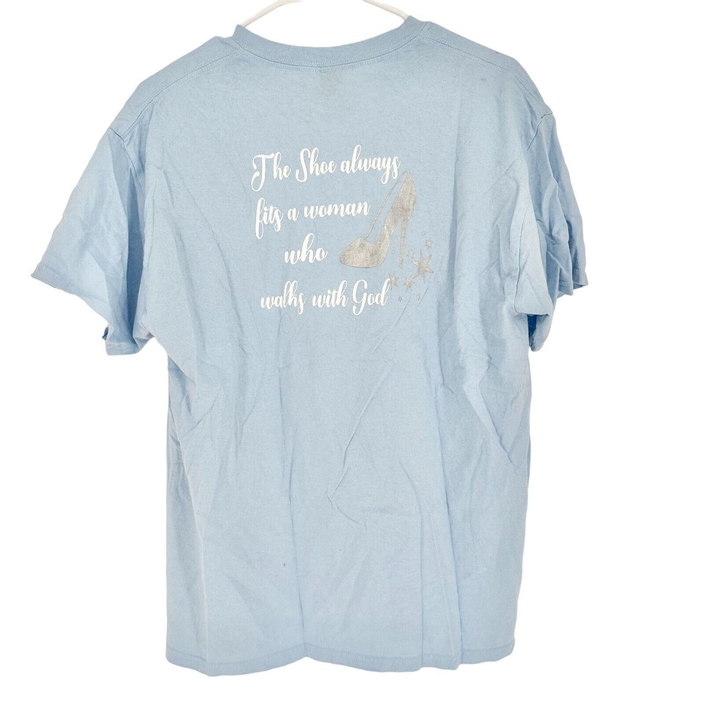 Gildan T-shirt Large Powder Blue Frederick Baptist Church Ladies Day 2021 SS