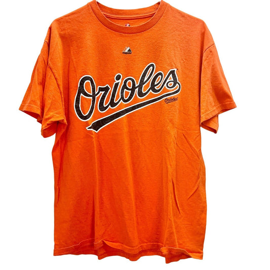 Baltimore Orioles Matt Wieters Unisex Large Orange T-Shirt