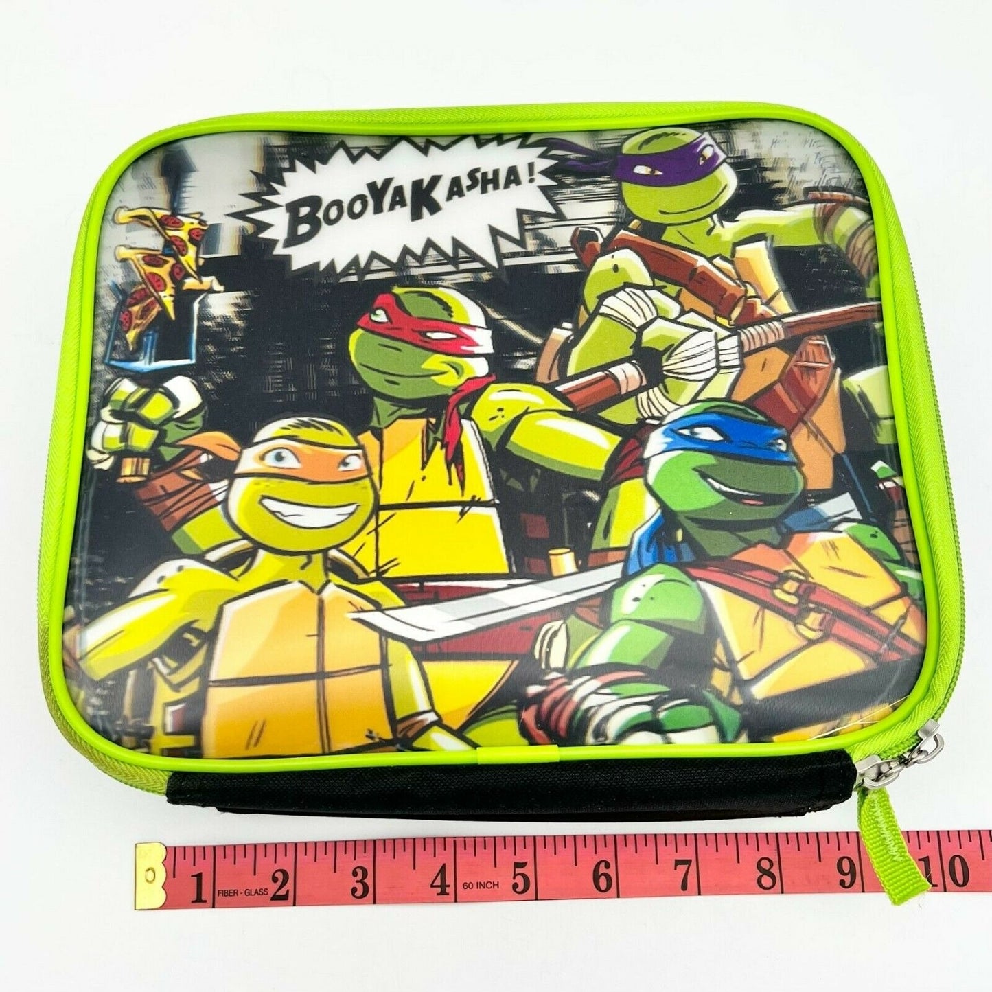 Teenage Mutant Ninja Turtles 3D Effect Soft Sided Insulated Lunchbox BooYaKasha!