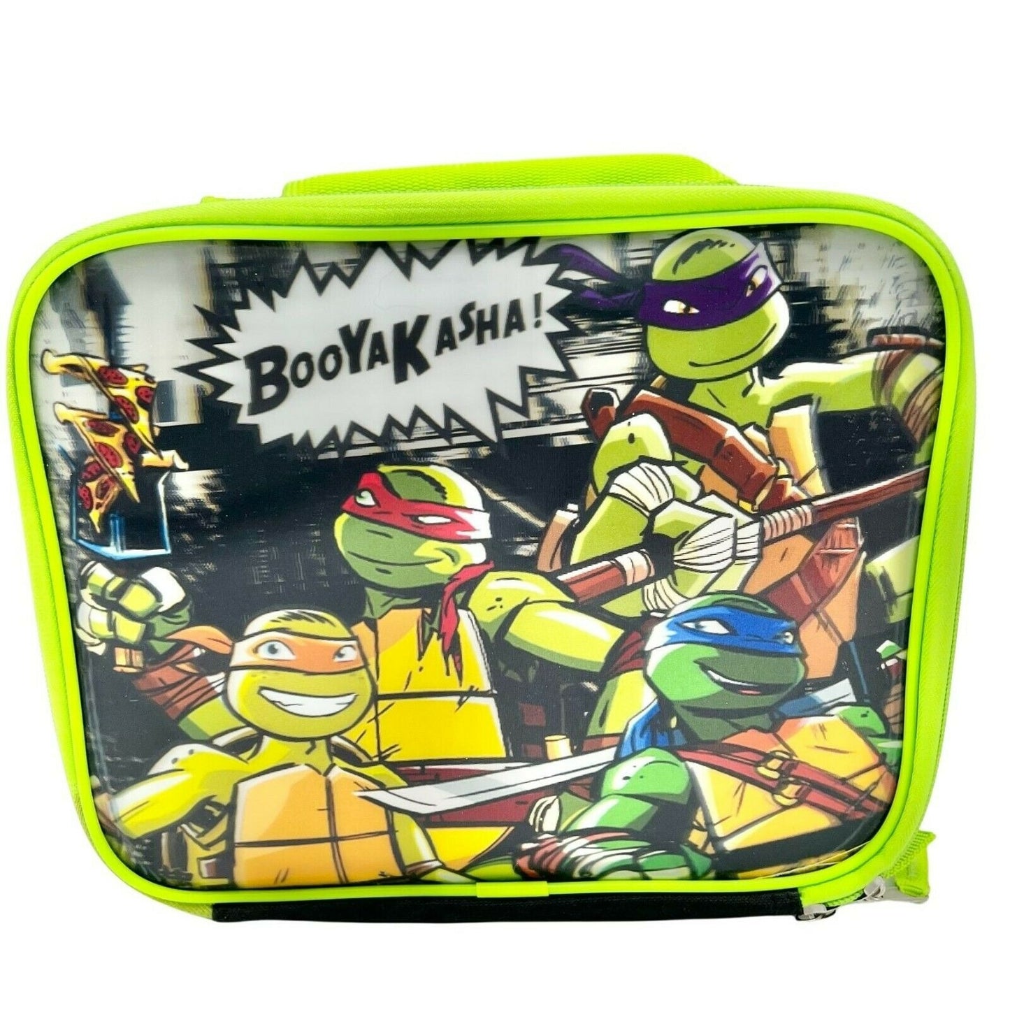 Teenage Mutant Ninja Turtles 3D Effect Soft Sided Insulated Lunchbox BooYaKasha!