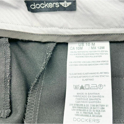 Dockers Women's 10M Black Pants with Slash Pockets