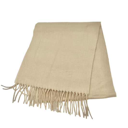 Cashmink V. Fraas Scarf Camel 59 x 11 Fringed Germany