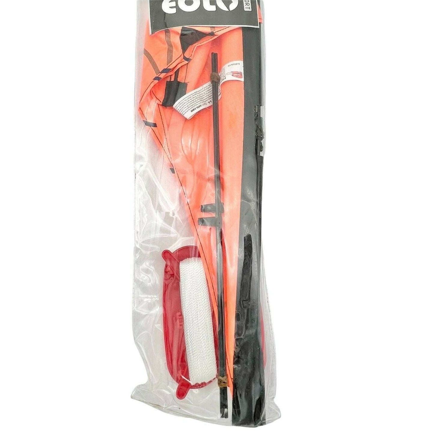 Eolo-Sport Try Orange Stunt Kite 37x15in Dual Control NEW