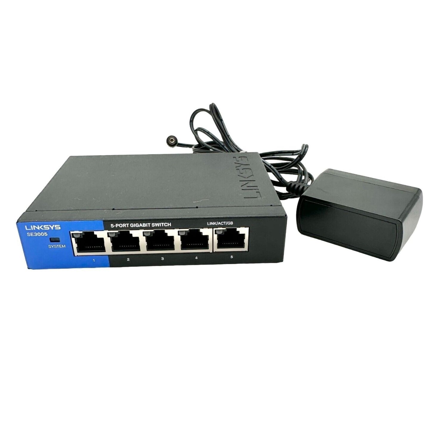 Linksys 5-Port Gigabit Switch Computer Networking 5 x 3.5