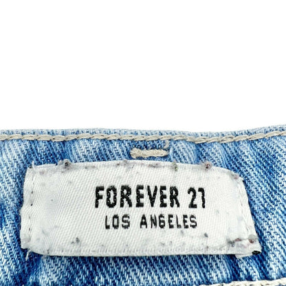 Forever 21 Blue Ombre Denim Distressed Shorts Size 28 Waist