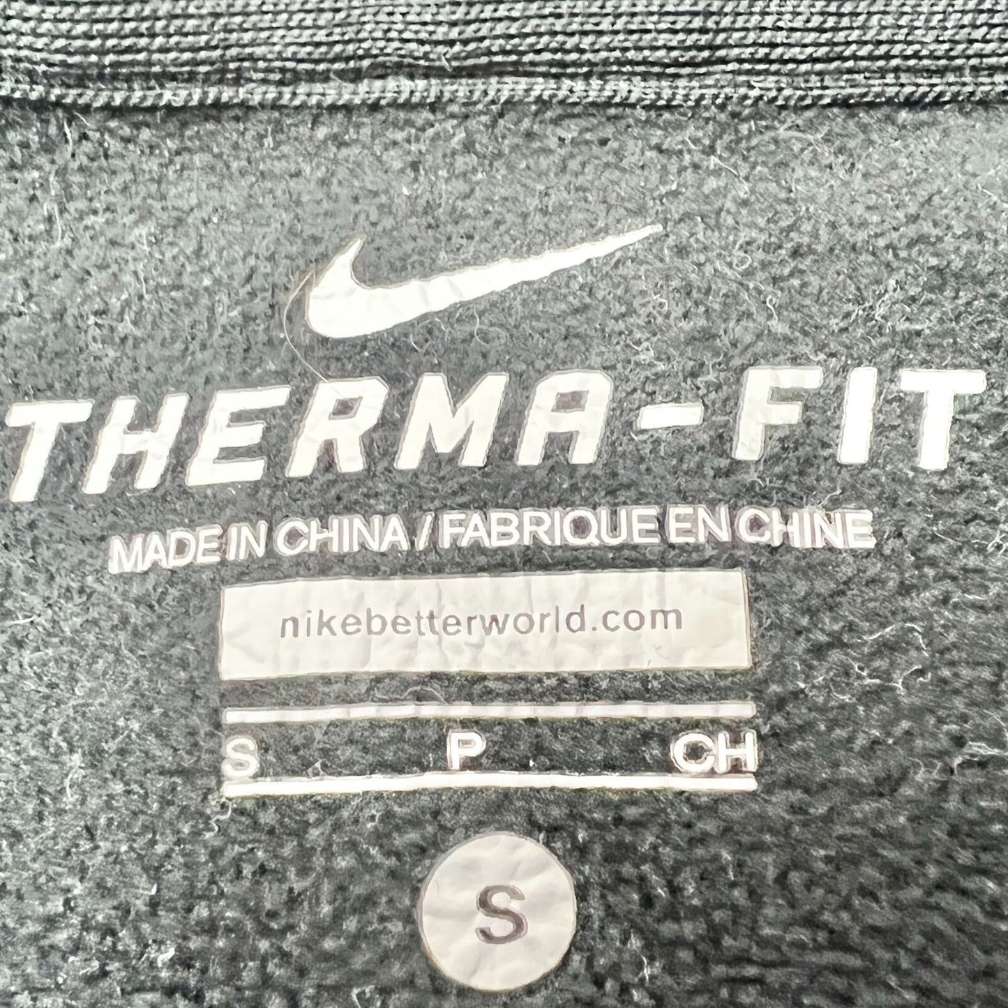 Nike Therma-Fit Hoodie Sweatshirt Small Black Purple