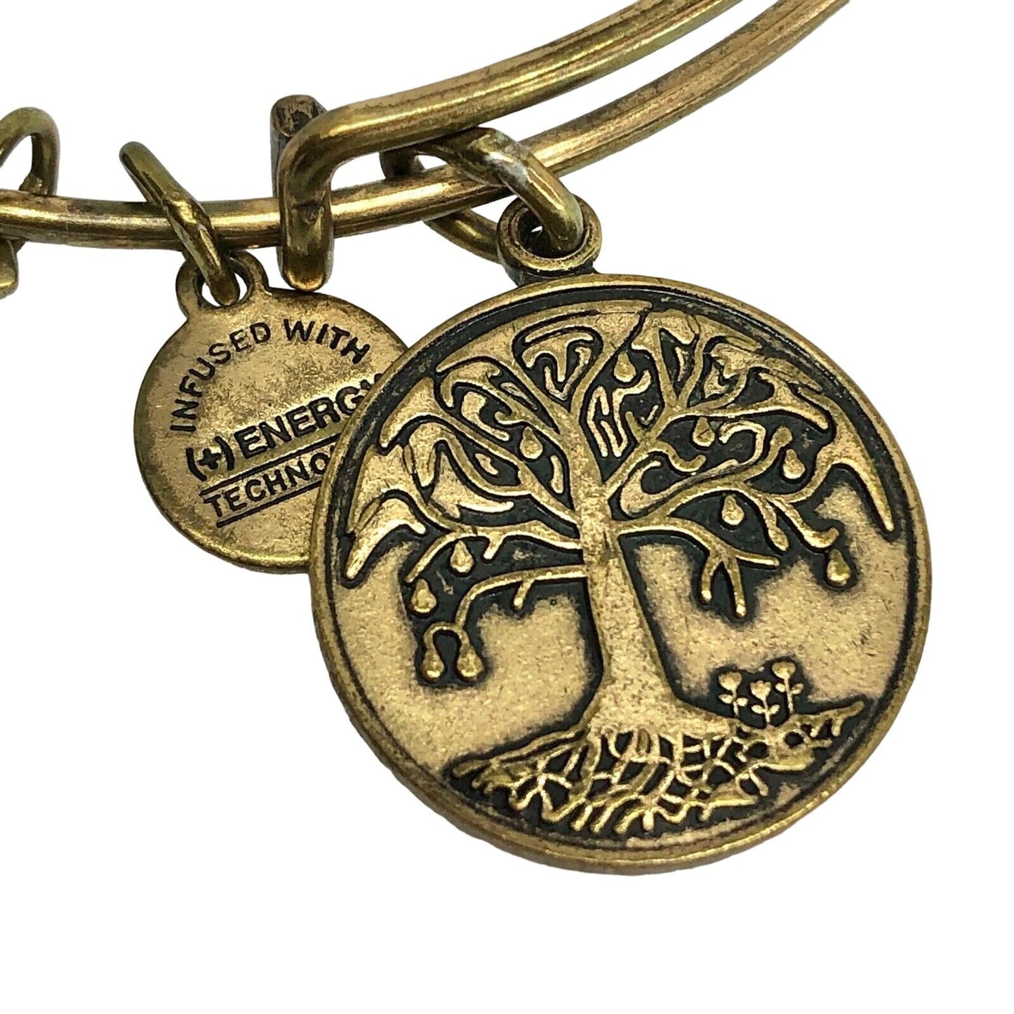 Alex and Ani Tree of Life Bracelet Antiqued Bronze EUC