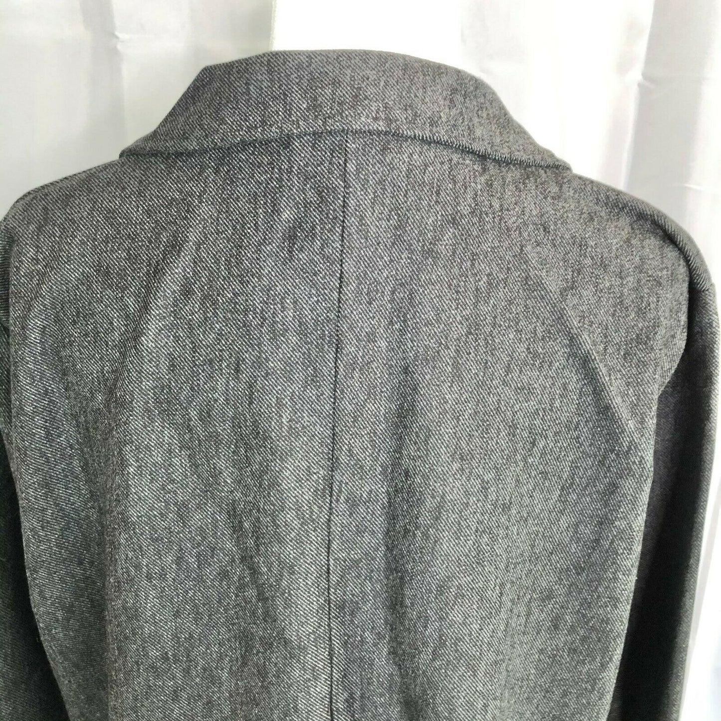 Lily 3X Womens Gray Blazer Professional Classy Button With Tag