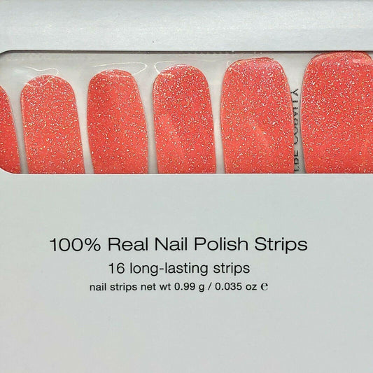 Color Street Nail Polish Strips You're Corally Invited Glitter