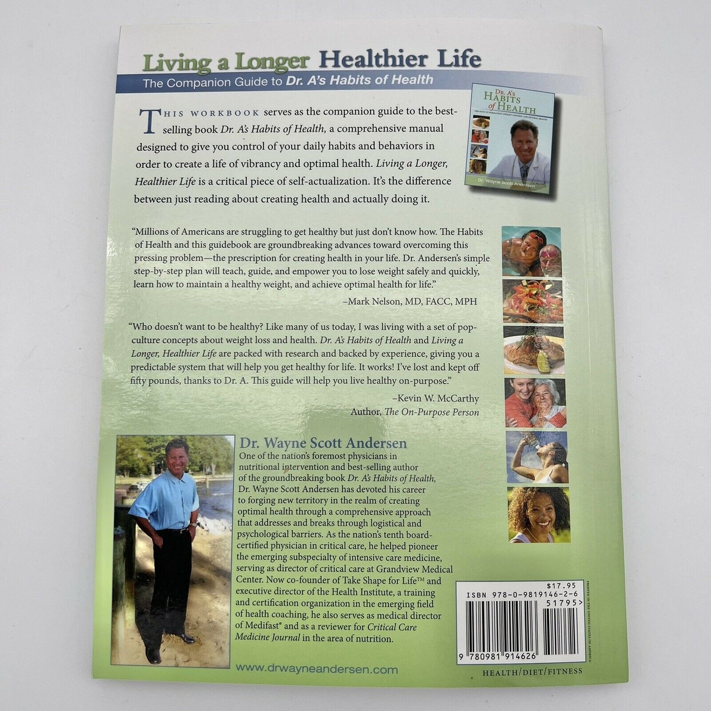 Living a Longer Healthier Life Dr. Wayne Scott Andersen Paperback