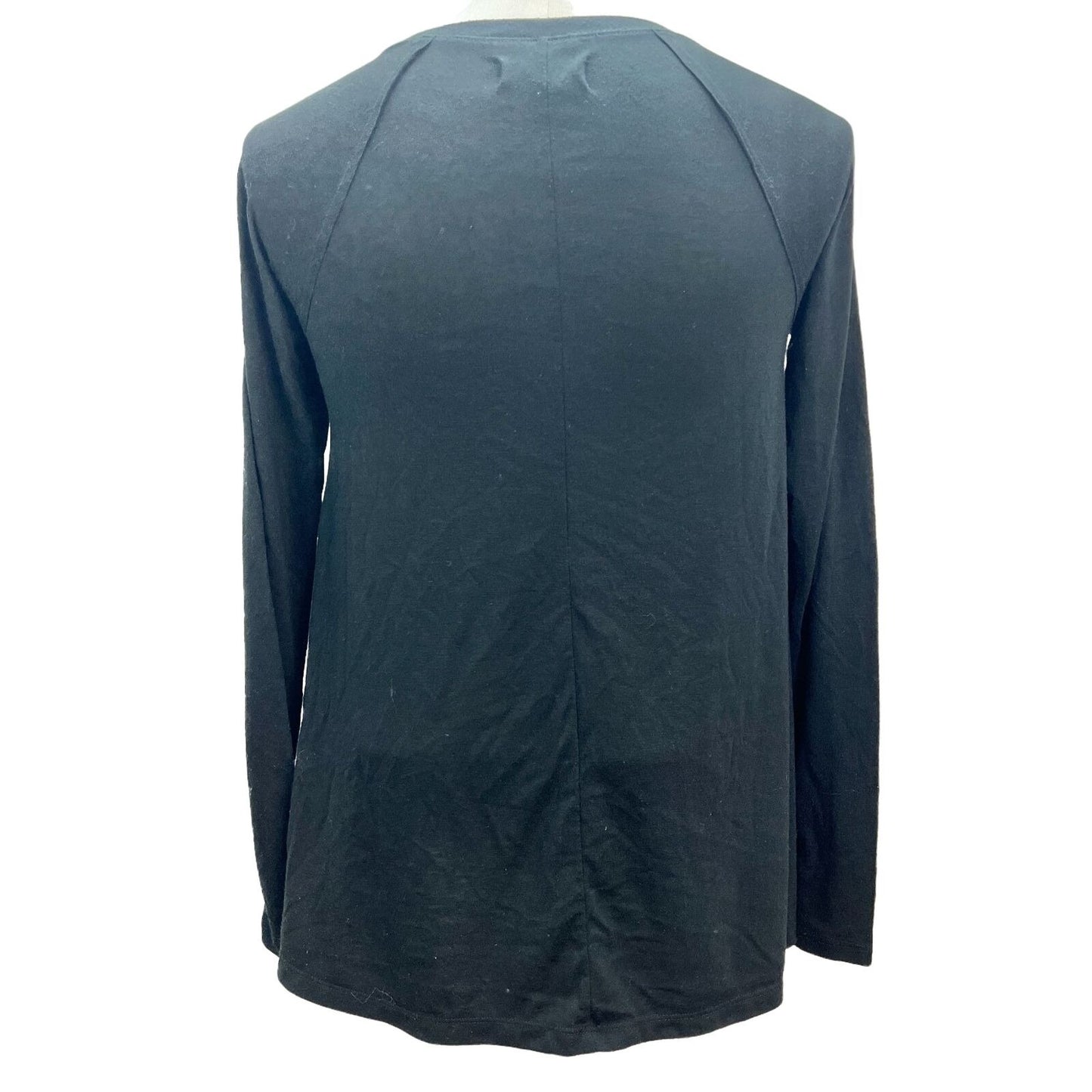 Hollister T-shirt Womens XS Black Long Sleeve Abercrombie & Fitch