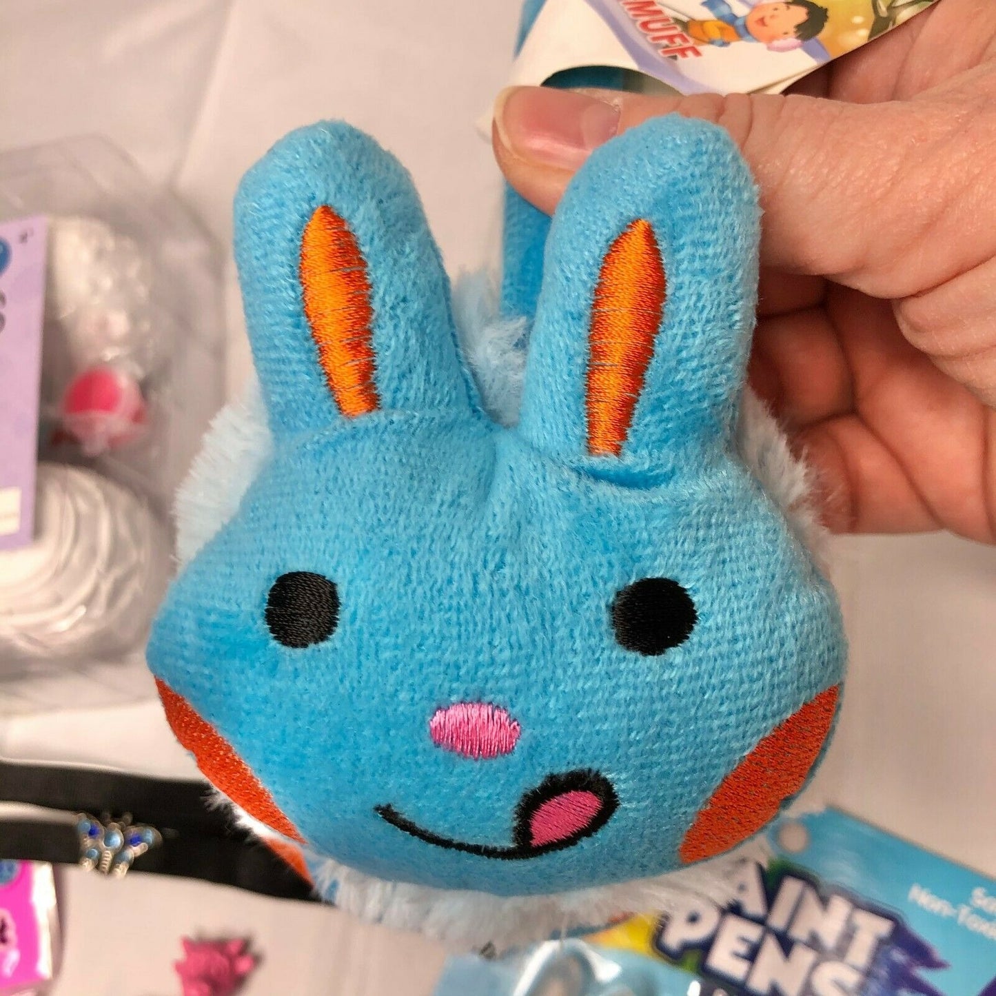 Easter Basket Bundle with Blue Bunny Earmuffs and More NEW