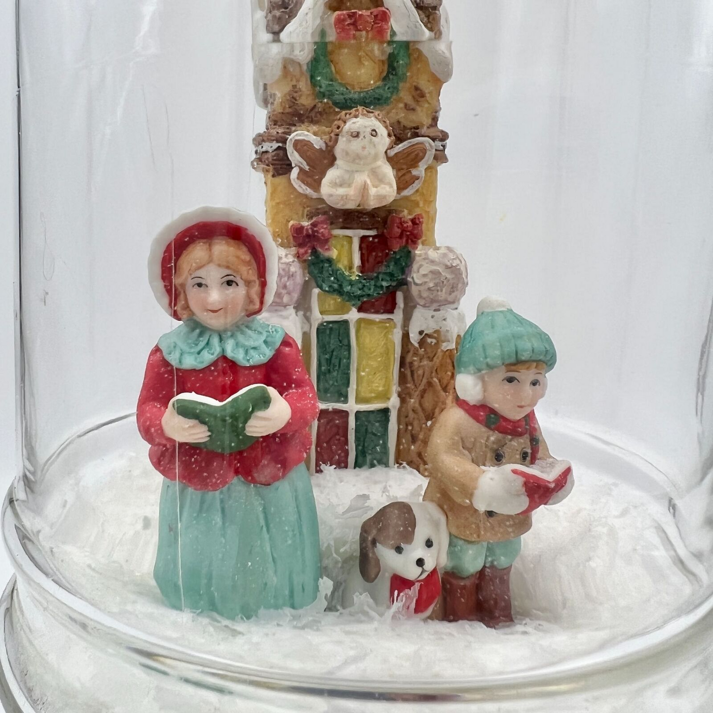 Handcrafted Christmas in a Jar Carolers Gingerbread Church