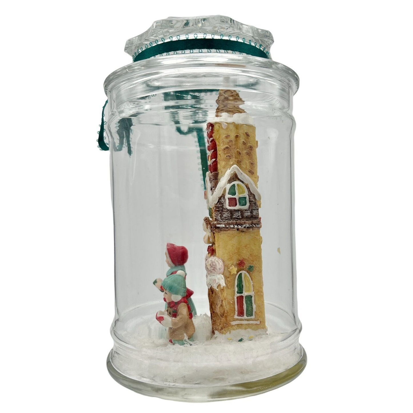 Handcrafted Christmas in a Jar Carolers Gingerbread Church