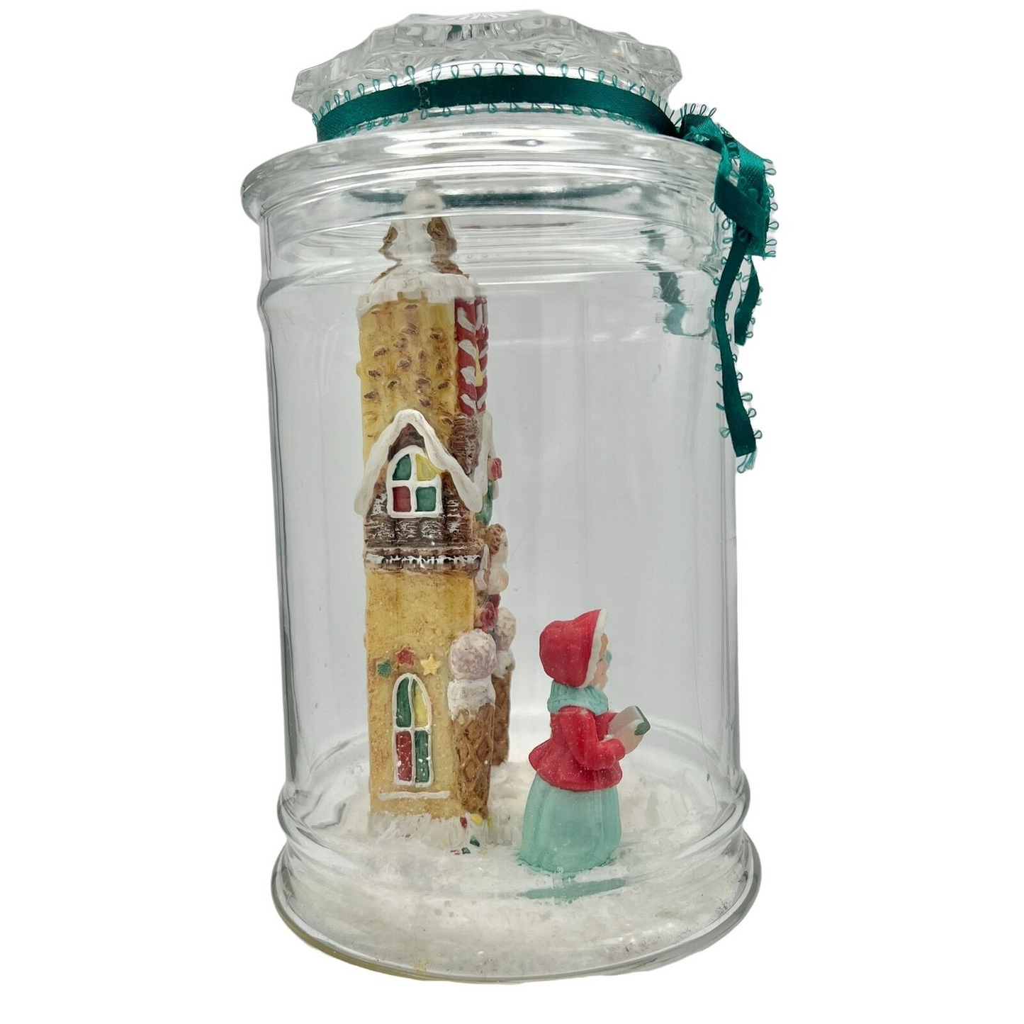 Handcrafted Christmas in a Jar Carolers Gingerbread Church